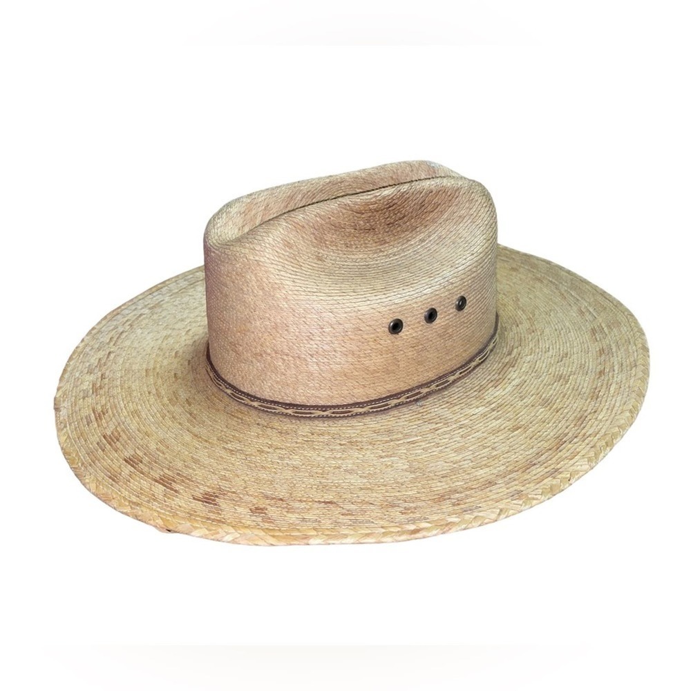 Natural Straw Wide-Brim Sun Hat